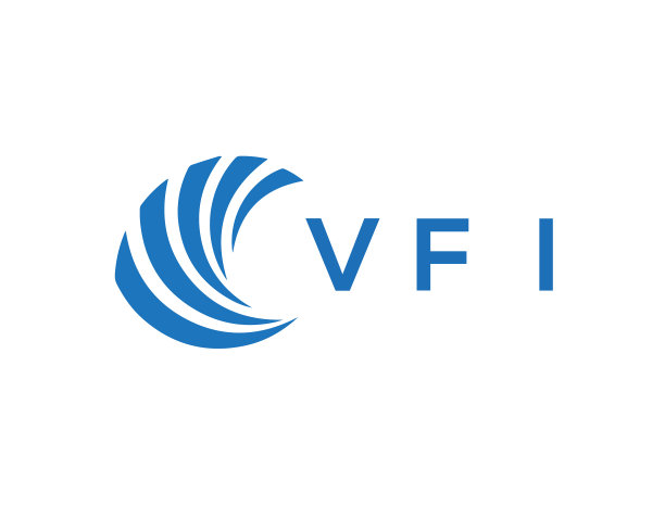 Vfi字母标志设计在白色背景Vfi图片下载