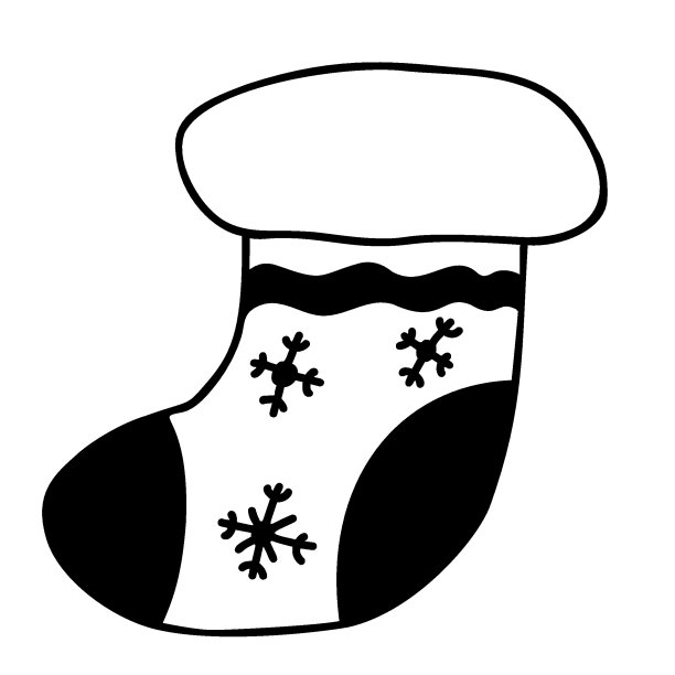 圣诞袜子素材图片