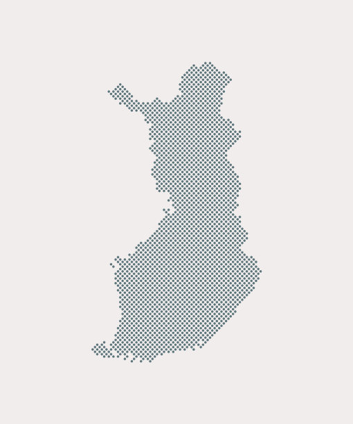 从点数字模板地图芬兰图片下载