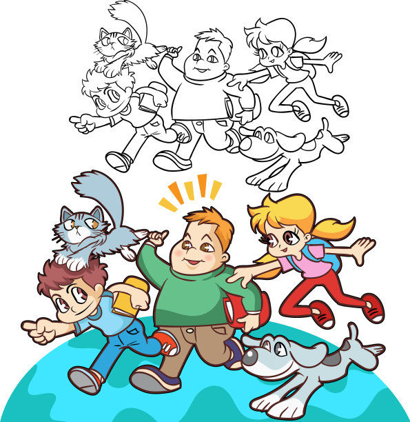 去上学图片下载