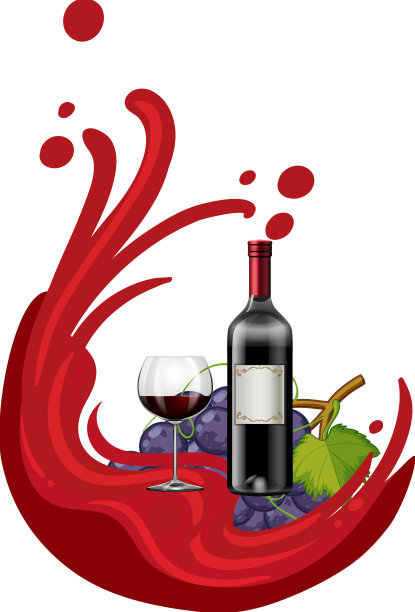 喝红酒的概念图片下载
