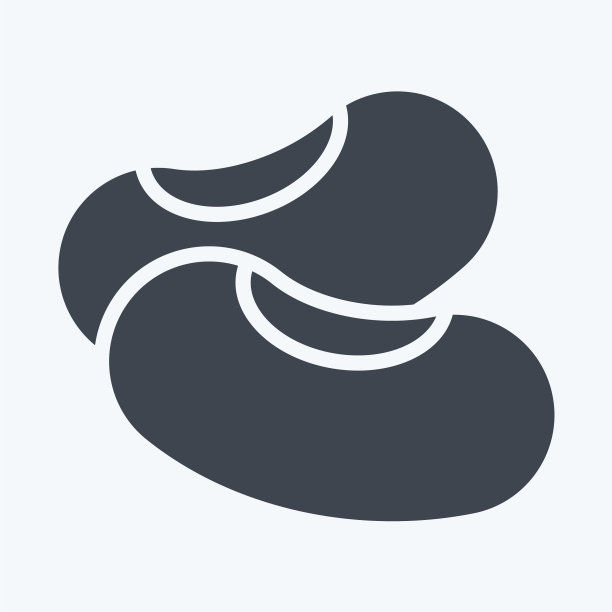 图标芸豆适合坚果符号雕文图片下载