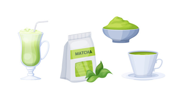 抹茶茶，日本传统茶道器物套装图片下载