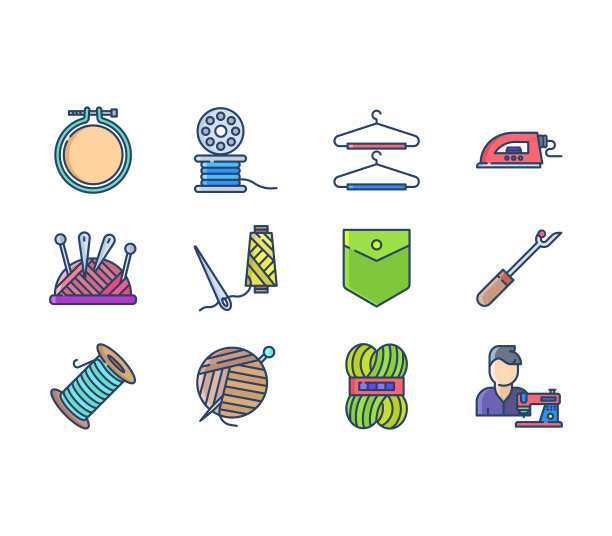 缝纫和剪裁套装图片下载