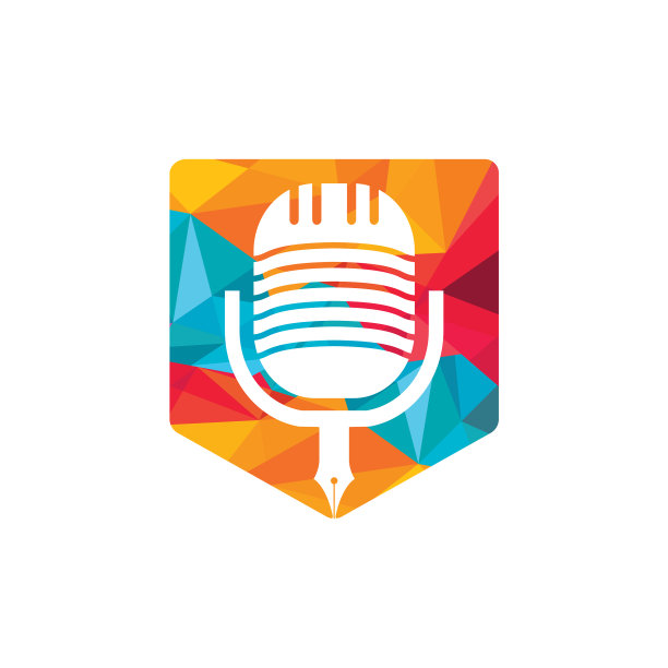 教育播客标志设计图片下载