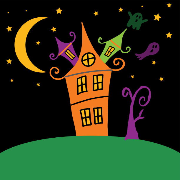 房子和树木图片下载