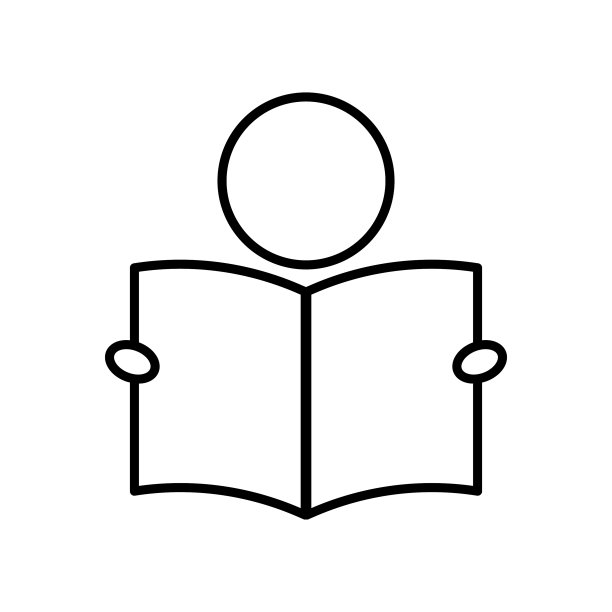 读书图标人与读书图标有关图片下载