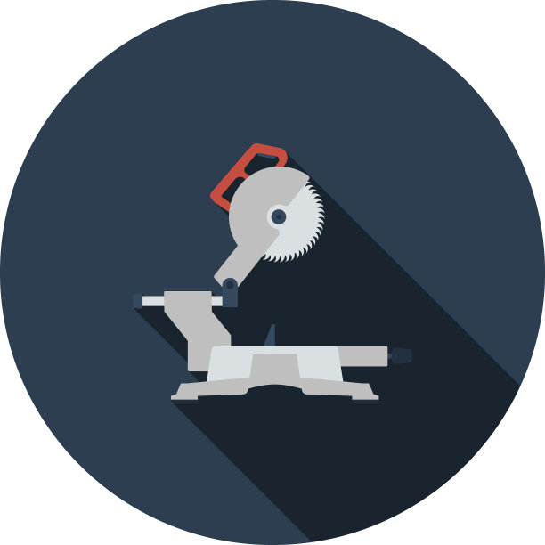 圆形圆锯图标图片下载