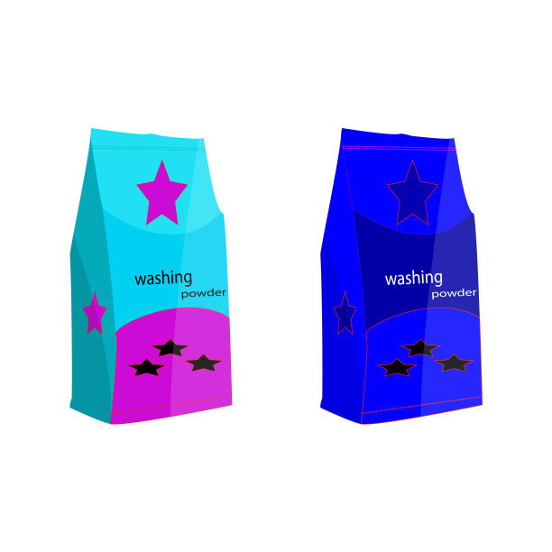 白色背景的洗衣粉图片下载