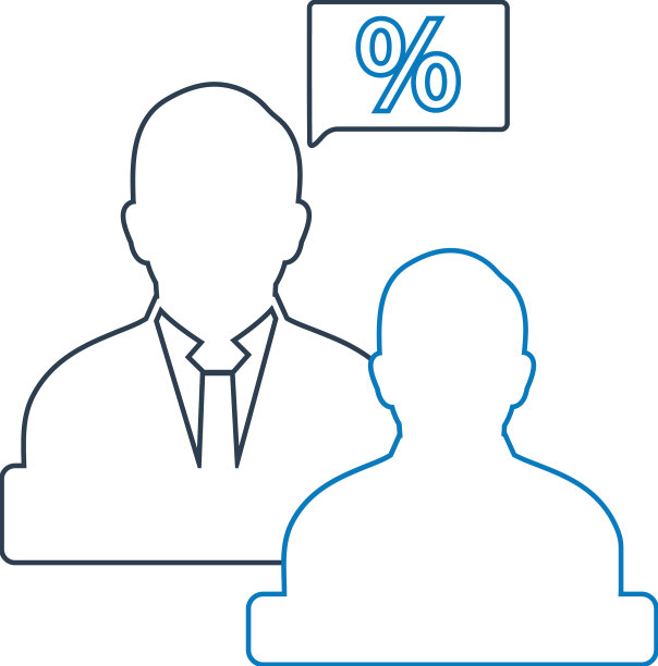 税务顾问图标行风格eps图片下载