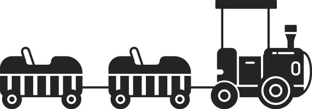 儿童火车黑人图标游乐园铁路图片下载