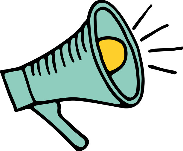 扩音器，涂鸦，大声说话图标，声音装置图片下载