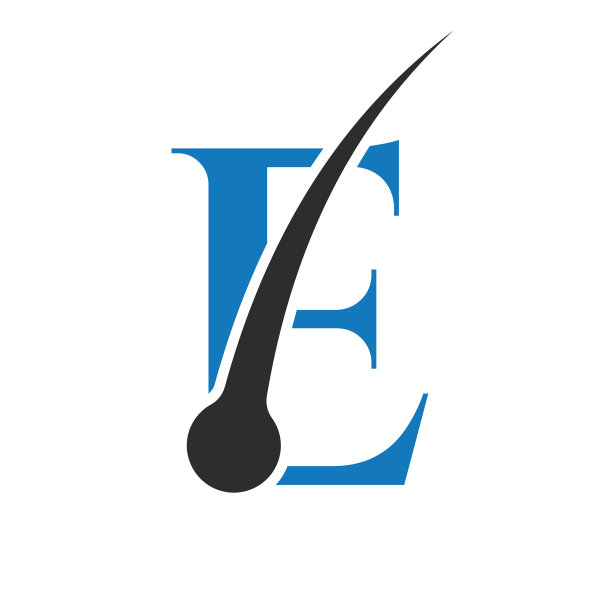 头发处理标志上的字母模板图片下载