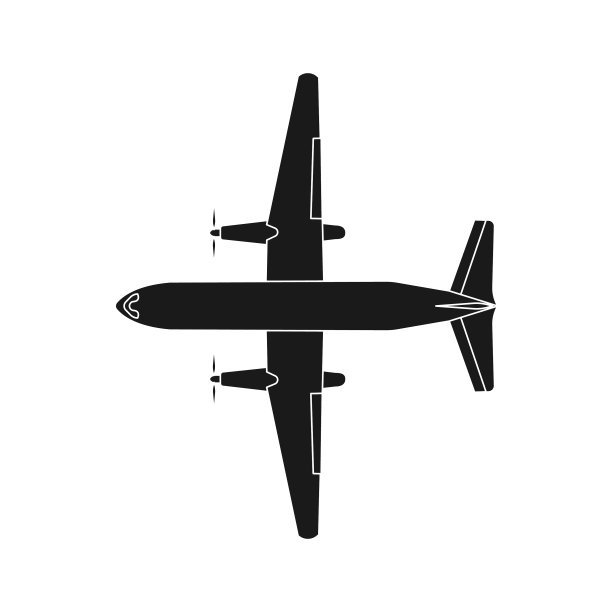 飞机旅行图标交通大纲图片下载