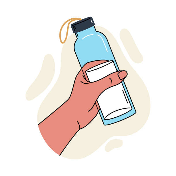 拿着可重复使用水瓶的妇女图片下载