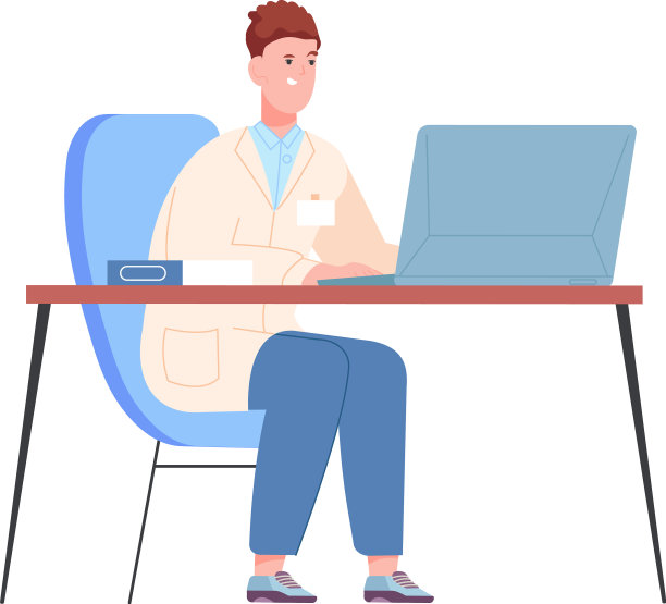 在计算机科学家工作的医生图片下载