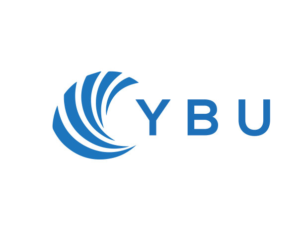 Ybu字母标志设计在白色的背景Ybu图片下载