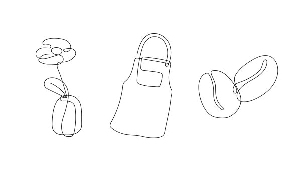 咖啡馆设备矢量库存插图图片下载