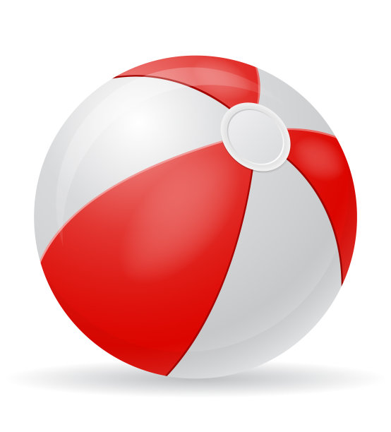 沙滩球儿童玩具库存图片下载