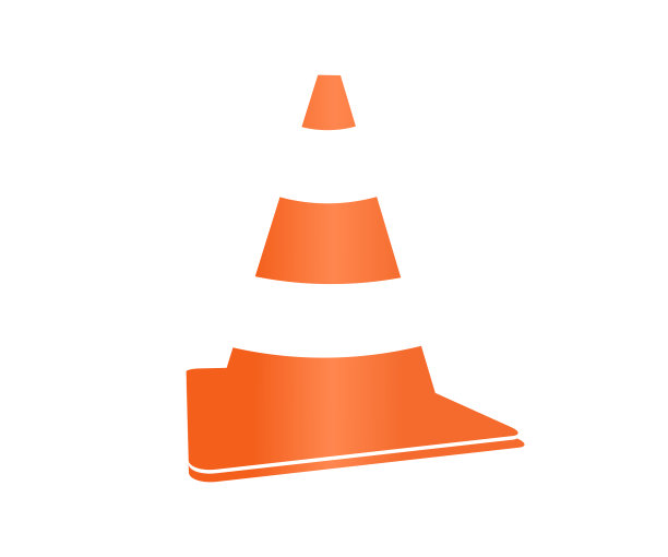 橙色安全锥，交通锥，安全设备，道路。橙色圆锥体，圆锥体，剪纸，模板，抽象，背景，概念，创意，装饰，设计，矢量设计和插图。图片下载