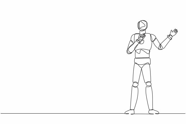 单次连续画线机器人指向图片下载