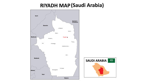 利雅得地图利雅得政治地图利雅得地图图片下载