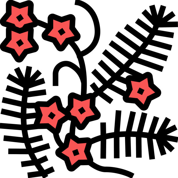 柏树的颜色图标图片下载