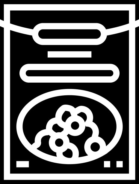 胡椒袋包装字形图标图片下载