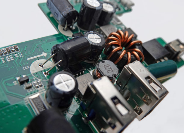 小型绿色电子电路板图片下载