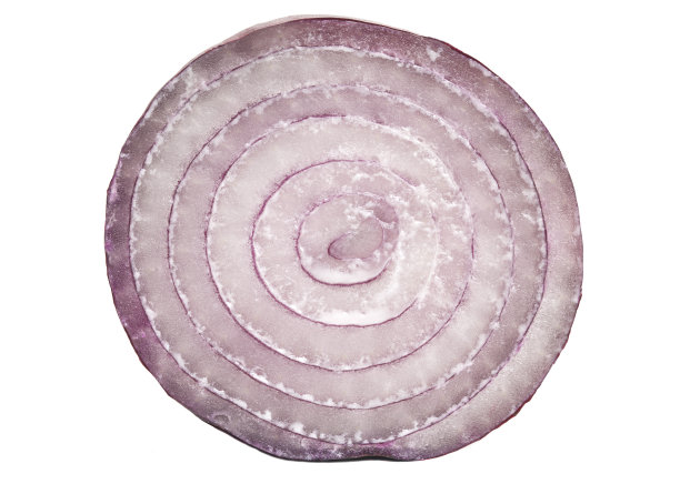 红色的洋葱，孤立在白色的背景上图片下载