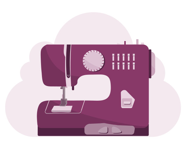 平面的缝纫机图标图片下载