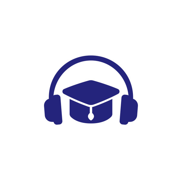 音频课程图标在白色图片下载