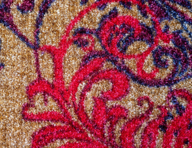 棕色地毯与美丽的设计质感背景特写视图图片下载