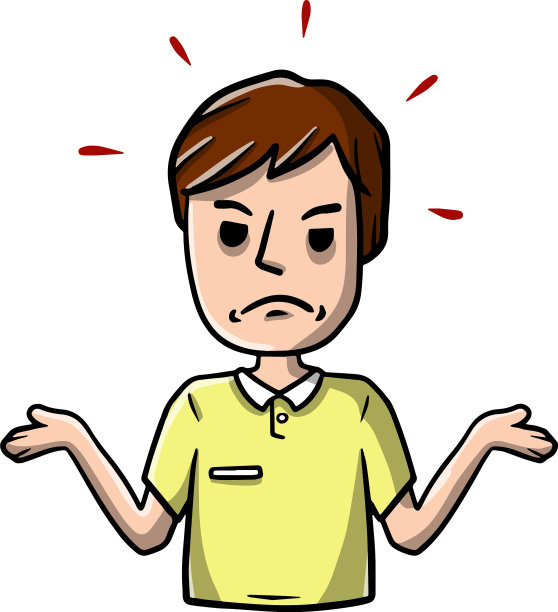 一名不满的男子举起双手图片下载