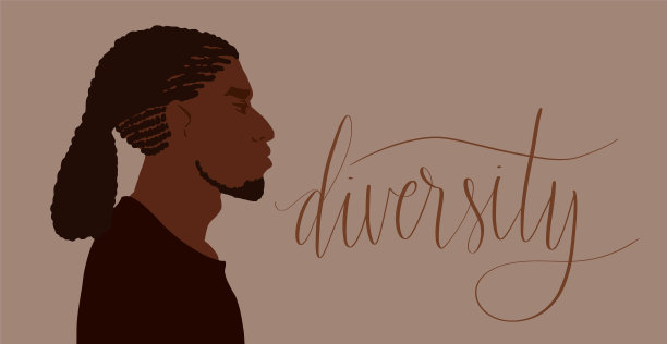 梳着马尾长发的非裔美国人图片下载