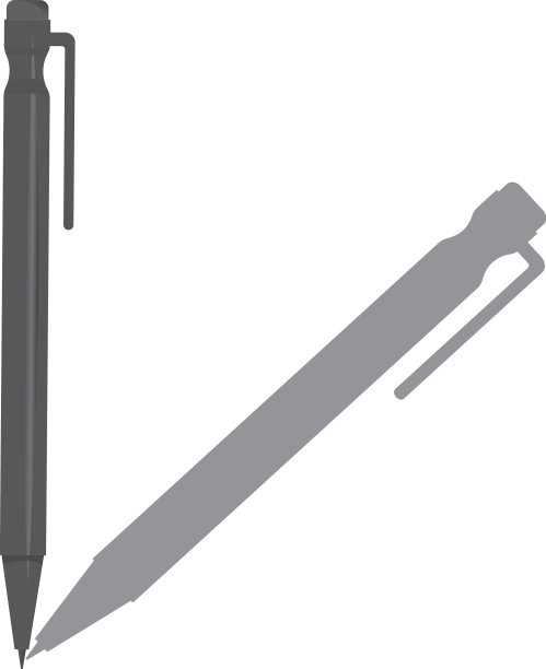 黑色现实的笔图片下载