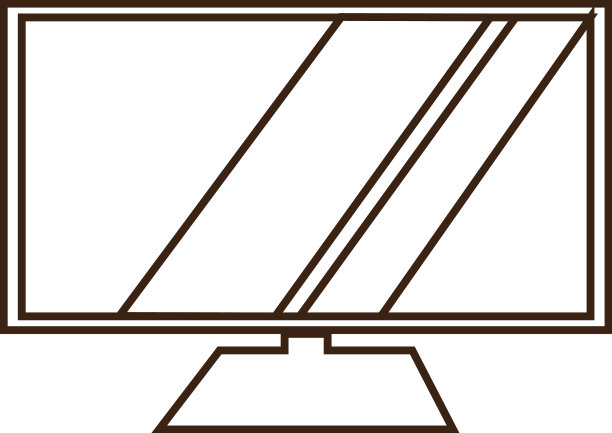 黑白电视标识图片下载