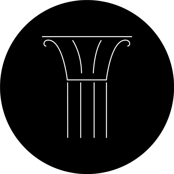 简单的支柱的标志图片下载