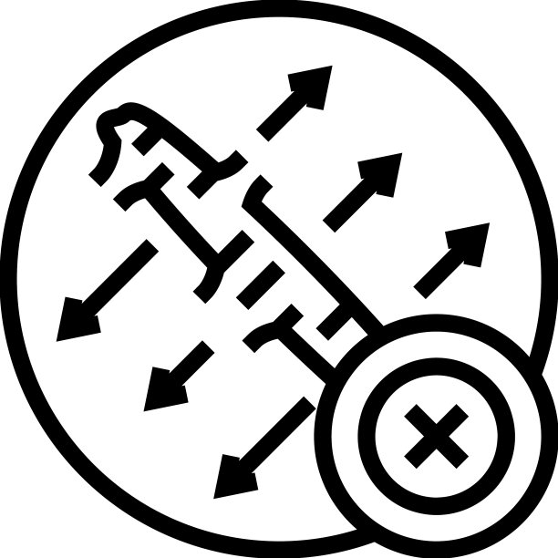 禁止拉伸疤痕线条图标图片下载