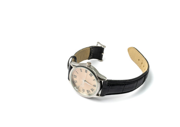 破碎的手表孤立图片下载