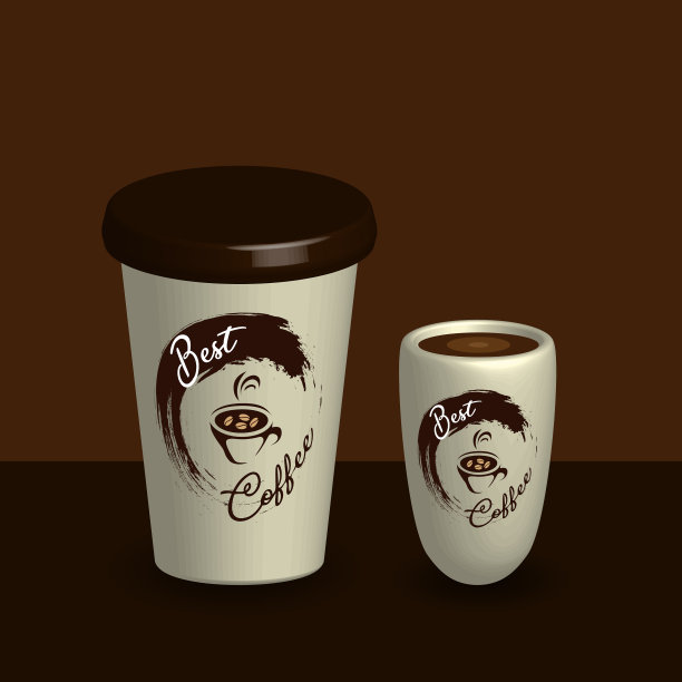 咖啡模型杯艺术图片下载