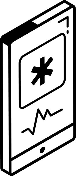 医疗App线性2.5D图标图片下载