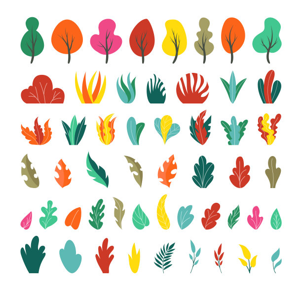 树木和树叶植物树叶森林绿化图片下载