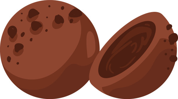 甜巧克力球图片下载