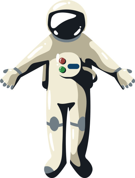 宇航员太空外层复古图片下载