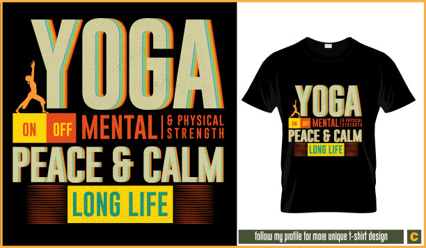 瑜伽t恤为设计瑜伽引用t恤图片下载