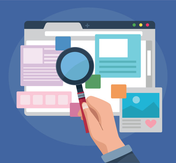 放大镜和网页图片下载