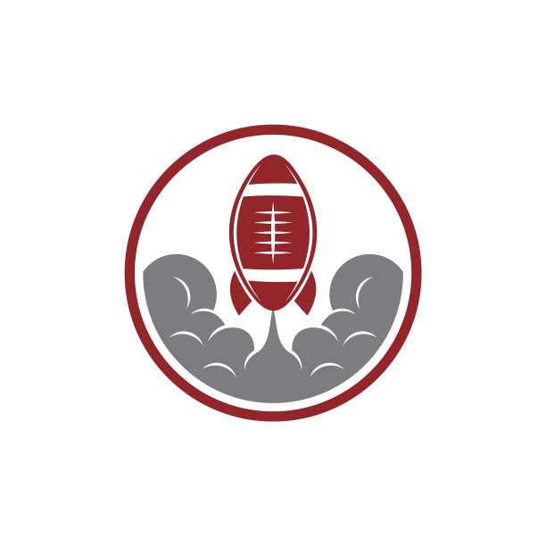 美式橄榄球比赛Logo设计图片下载