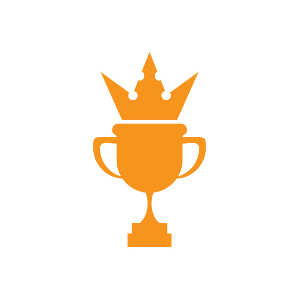 冠军奖杯杯标志设计图片下载