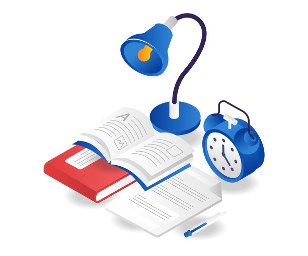 小学生在灯光下读书图片下载